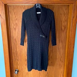 Charcoal Grey Calvin Klein Sweater Dress